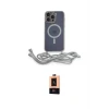 ieg™ iPhone 13 Pro Max Kılıf Eksen Özel Seri - Şeffaf Maxco Cam Ekran Koruyucu