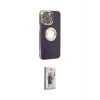 ieg™ iPhone 13 Pro Max Kılıf İz Form Serisi - Siyah Bilvis 3D Cam Ekran Koruyucu