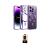 ieg™ iPhone 13 Pro Max Kılıf Nova Işık Özel Seri - Şeffaf Maxco Cam Ekran Koruyucu