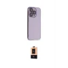 ieg™ iPhone 13 Pro Max Kılıf Siluet Minimal Özel Seri - Şeffaf Maxco Cam Ekran Koruyucu