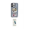 ieg™ iPhone 13 Pro Max Kılıf Siluet Modern Özel Seri - Şeffaf Pasifik Cam Ekran Koruyucu