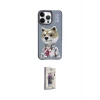 ieg™ iPhone 13 Pro Max Kılıf Siluet Modern Özel Seri - Siyah Bilvis 3D Cam Ekran Koruyucu