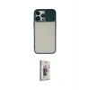ieg™ iPhone 13 Pro Max Kılıf Vadi Çizgi - Siyah Bilvis 3D Cam Ekran Koruyucu