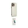 ieg™ iPhone 13 Pro Max Kılıf Yankı Serisi - Şeffaf Pasifik Cam Ekran Koruyucu