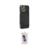 ieg™ iPhone 13 Pro Max Kılıf Yankı Serisi - Siyah Joko 5D Cam