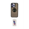 ieg™ iPhone 13 Pro Max Kılıf Yörünge Çizgi - Siyah Joko 5D Cam