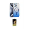 ieg™ iPhone 14 Kılıf Ahenk Doku Özel Seri - Siyah Buffer Cam Ekran Koruyucu