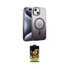 ieg™ iPhone 14 Kılıf Ahenk Doku Özel Seri - Siyah Buffer Cam Ekran Koruyucu