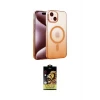 ieg™ iPhone 14 Kılıf Ahenk Doku Özel Seri - Siyah Buffer Cam Ekran Koruyucu