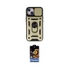 ieg™ iPhone 14 Kılıf Ahenk Klasik - Siyah Buffer Hayalet Cam Ekran Koruyucu
