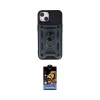 ieg™ iPhone 14 Kılıf Ahenk Klasik - Siyah Buffer Hayalet Cam Ekran Koruyucu