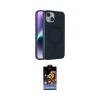 ieg™ iPhone 14 Kılıf Çekirdek Modern Prime - Siyah Buffer Hayalet Cam Ekran Koruyucu