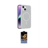 ieg™ iPhone 14 Kılıf Çekirdek Modern Prime - Siyah Buffer Hayalet Cam Ekran Koruyucu
