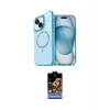ieg™ iPhone 14 Kılıf Kıvılcım Form Prime - Siyah Buffer Hayalet Cam Ekran Koruyucu