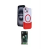 ieg™ iPhone 14 Kılıf Kozmos Form Özel Seri - Şeffaf 360 Full Body Arka Koruyucu