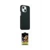 ieg™ iPhone 14 Kılıf Kozmos Klasik Prime - Siyah Buffer Cam Ekran Koruyucu