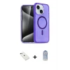 ieg™ iPhone 14 Kılıf Nova Asil Prime - Siyah Joko Magic 5D Cam + Diamond Kamera Lens - YL