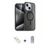 ieg™ iPhone 14 Kılıf Nova Asil Prime - Siyah Joko Magic 5D Cam + Diamond Kamera Lens - YL