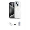 ieg™ iPhone 14 Kılıf Nova Asil Prime - Siyah Joko Magic 5D Cam + Diamond Kamera Lens - YL