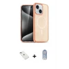 ieg™ iPhone 14 Kılıf Nova Asil Prime - Siyah Joko Magic 5D Cam + Diamond Kamera Lens - YL