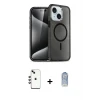 ieg™ iPhone 14 Kılıf Nova Asil Prime - Siyah Joko Magic 5D Cam + Shine Kamera Lens - YL