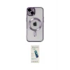ieg™ iPhone 14 Kılıf Nova Işık Özel Seri - Şeffaf Pasifik Cam Ekran Koruyucu