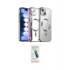 ieg™ iPhone 14 Kılıf Nova Işık Özel Seri - Şeffaf Pasifik Cam Ekran Koruyucu