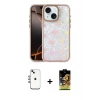 ieg™ iPhone 14 Kılıf Odak Prime - Siyah Buffer Cam Ekran Koruyucu + Shine Kamera Lens - GI
