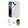 ieg™ iPhone 14 Kılıf Odak Prime - Siyah Buffer Cam Ekran Koruyucu + Shine Kamera Lens - GI