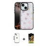 ieg™ iPhone 14 Kılıf Odak Prime - Siyah Buffer Cam Ekran Koruyucu + Shine Kamera Lens - GI