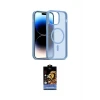 ieg™ iPhone 14 Kılıf Siluet Minimal Prime - Siyah Buffer Hayalet Cam Ekran Koruyucu
