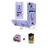 ieg™ iPhone 14 Kılıf Vadi Form Prime - Siyah Buffer Cam Ekran Koruyucu + Raze Metal Kamera Lens - KI