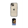 ieg™ iPhone 14 Kılıf Vadi Minimal - Siyah Buffer Hayalet Cam Ekran Koruyucu