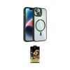 ieg™ iPhone 14 Kılıf Yadigar Asil Koleksiyonu - Siyah Buffer Cam Ekran Koruyucu