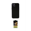 ieg™ iPhone 14 Kılıf Yadigar Yansıma Serisi - Siyah Buffer Cam Ekran Koruyucu