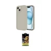 ieg™ iPhone 14 Kılıf Yankı Yansıma Özel Seri - Siyah Buffer Cam Ekran Koruyucu