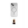 ieg™ iPhone 14 Plus Kılıf Akış Minimal Özel Seri - Şeffaf Maxco Cam Ekran Koruyucu