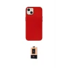 ieg™ iPhone 14 Plus Kılıf Çekirdek Çizgi - Şeffaf Maxco Cam Ekran Koruyucu