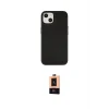 ieg™ iPhone 14 Plus Kılıf Çekirdek Çizgi - Şeffaf Maxco Cam Ekran Koruyucu