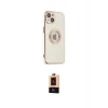 ieg™ iPhone 14 Plus Kılıf İz Form Serisi - Şeffaf Maxco Cam Ekran Koruyucu