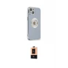 ieg™ iPhone 14 Plus Kılıf İz Form Serisi - Şeffaf Maxco Cam Ekran Koruyucu