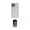 ieg™ iPhone 14 Pro Kılıf Ahenk Çizgi Serisi - Siyah Buffer Hayalet Cam Ekran Koruyucu