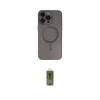 ieg™ iPhone 14 Pro Kılıf Akış Minimal Özel Seri - Siyah Joko Magic 5D Hayalet Cam