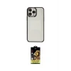 ieg™ iPhone 14 Pro Kılıf Doruk Doku Prime - Siyah Buffer Cam Ekran Koruyucu