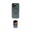 ieg™ iPhone 14 Pro Kılıf Eksen Klasik Prime - Siyah Buffer Hayalet Cam Ekran Koruyucu