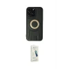 ieg™ iPhone 14 Pro Kılıf Kıvılcım Form Özel Seri - Şeffaf Pasifik Cam Ekran Koruyucu