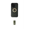 ieg™ iPhone 14 Pro Kılıf Kıvılcım Form Özel Seri - Siyah Joko Magic 5D Hayalet Cam