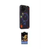ieg™ iPhone 14 Pro Kılıf Kozmos Doku - Siyah Buffer Hayalet Cam Ekran Koruyucu