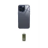 ieg™ iPhone 14 Pro Kılıf Odak Doku - Siyah Joko Magic 5D Hayalet Cam