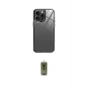 ieg™ iPhone 14 Pro Kılıf Odak Doku - Siyah Joko Magic 5D Hayalet Cam